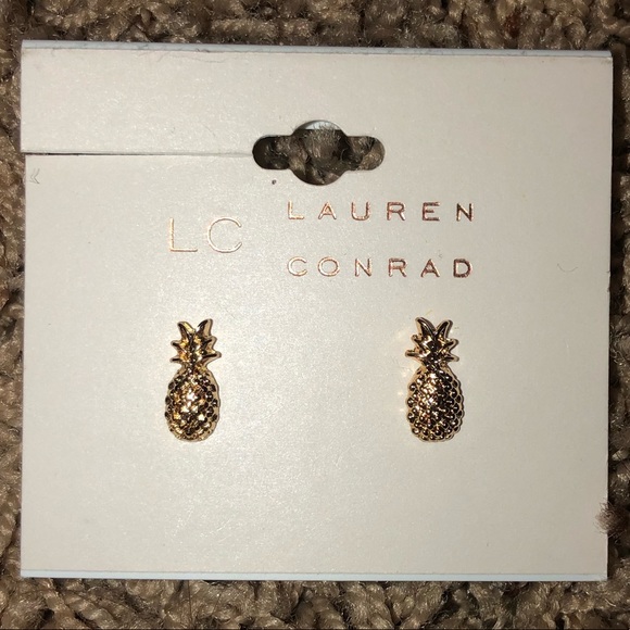 LC Lauren Conrad Jewelry - Lauren Conrad pineapple earrings. NWT!